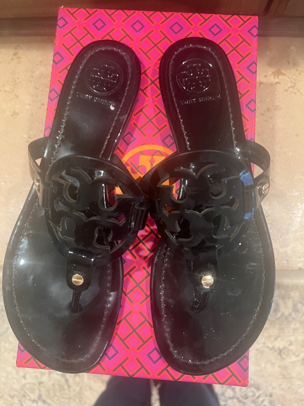 Miller Patent Calf  Sandal – Black size 9 - Picture 2 of 6